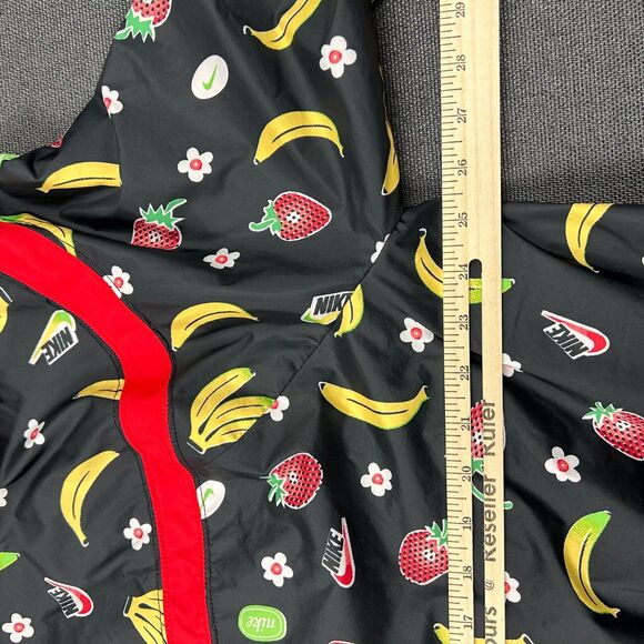 Nike Jacket Womens 1X Coupe Standard Windbreaker Black & Red Fruit CT0627-010 - Picture 7 of 8